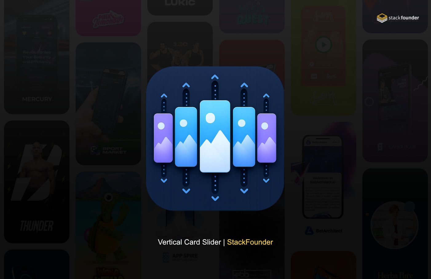 Vertical Card Slider